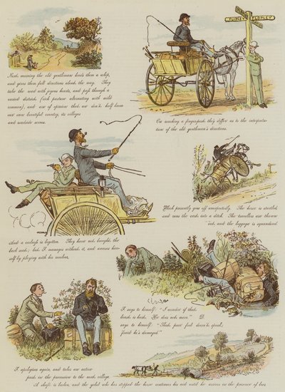 犬用カートの奇妙な冒険 作： Randolph Caldecott